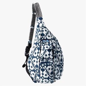 KAVU Tribal Print Rope Sling Bag Backpack